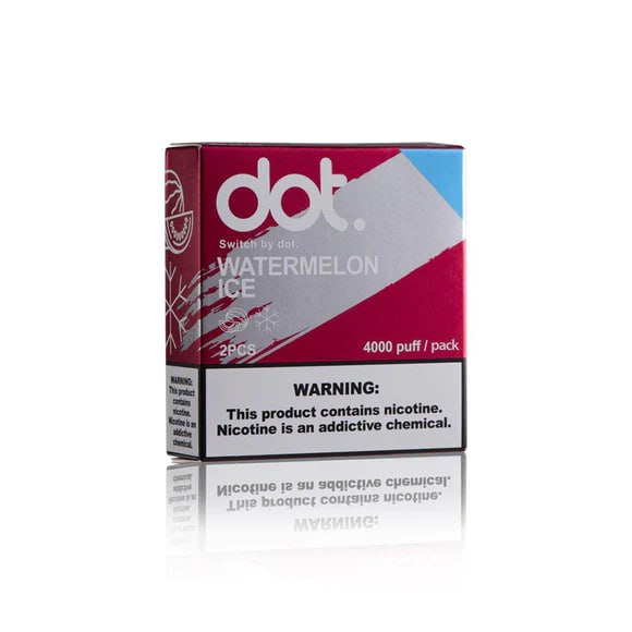 佩特里 DOTMOD DOT SWITCH 煙彈 西瓜4000puff/pack 2pcs 清脆爽口的冰鎮西瓜汁