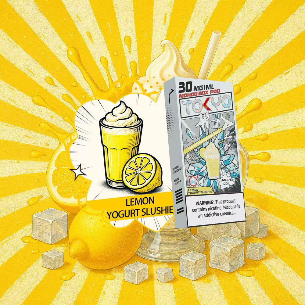 東京魔盒電子煙-極冰系列煙彈 檸檬優格冰沙